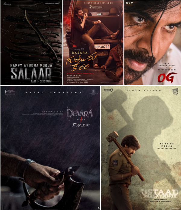 Tollywood’s upcoming movies: Dasara special posters